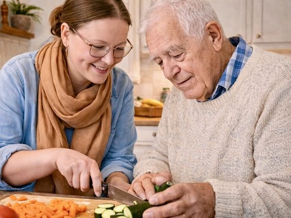 Alltagshilfe mit Herz - Mahlzeit zubereiten